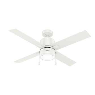 Hunter 52 inch Beck Fresh White Ceiling Fan with LED Light Kit and Pull Chain (4797|51744)