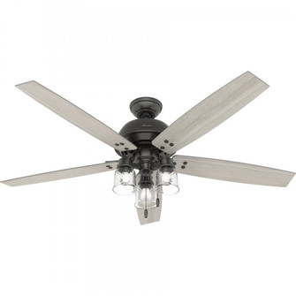 Hunter 60 inch Churchwell Noble Bronze Ceiling Fan with LED Light Kit and Pull Chain (4797|51200)