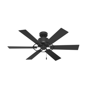 Hunter 52 inch Gilrock Matte Black Ceiling Fan and Pull Chain (4797|51817)