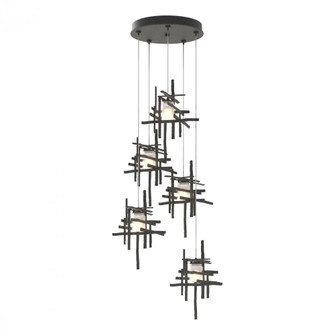 Tura 5-Light Frosted Glass Pendant (65|131128-SKT-STND-20-YC0305)