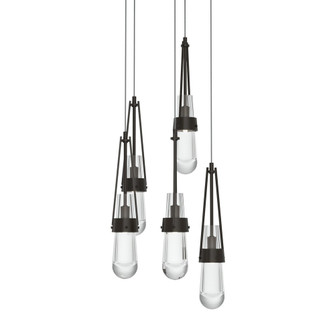 Link 5-Light Clear Glass Pendant (65|131127-SKT-LONG-14-ZM0434)