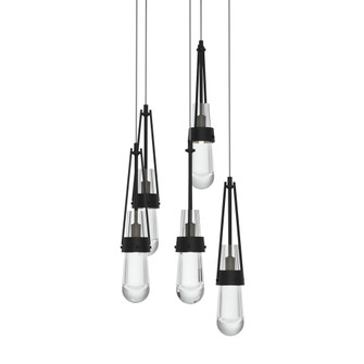 Link 5-Light Clear Glass Pendant (65|131127-SKT-LONG-10-ZM0434)
