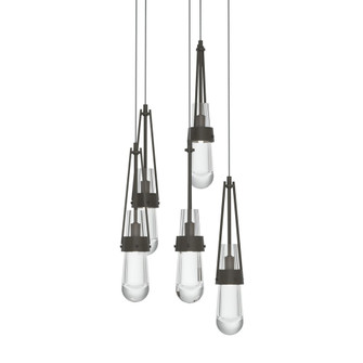 Link 5-Light Clear Glass Pendant (65|131127-SKT-LONG-07-ZM0434)