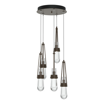 Link 5-Light Clear Glass Pendant (65|131127-SKT-STND-05-ZM0434)