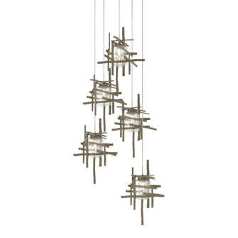 Tura 5-Light Seeded Glass Pendant (65|131126-SKT-LONG-84-II0728)