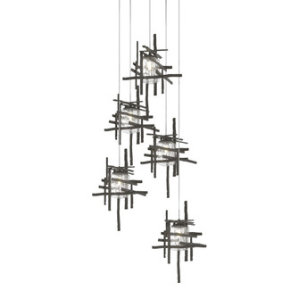 Tura 5-Light Seeded Glass Pendant (65|131126-SKT-LONG-07-II0728)