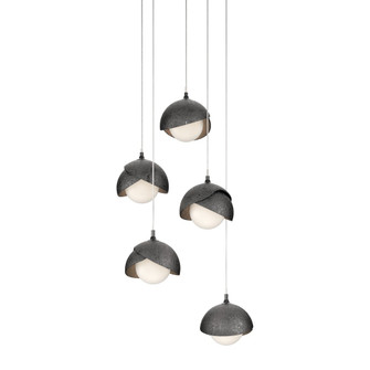Brooklyn 5-Light Double Shade Pendant (65|131125-SKT-LONG-89-89-GG0711)