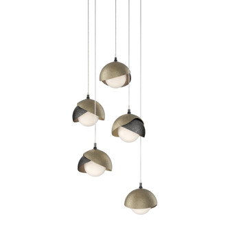 Brooklyn 5-Light Double Shade Pendant (65|131125-SKT-LONG-89-84-GG0711)