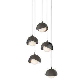 Brooklyn 5-Light Double Shade Pendant (65|131125-SKT-LONG-89-07-GG0711)