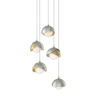 Brooklyn 5-Light Double Shade Pendant (65|131125-SKT-LONG-86-85-GG0711)