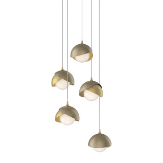 Brooklyn 5-Light Double Shade Pendant (65|131125-SKT-LONG-86-84-GG0711)