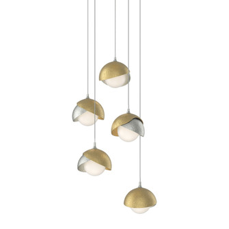 Brooklyn 5-Light Double Shade Pendant (65|131125-SKT-LONG-85-86-GG0711)