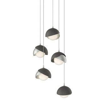 Brooklyn 5-Light Double Shade Pendant (65|131125-SKT-LONG-85-20-GG0711)