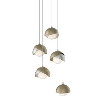 Brooklyn 5-Light Double Shade Pendant (65|131125-SKT-LONG-85-84-GG0711)