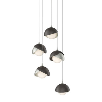 Brooklyn 5-Light Double Shade Pendant (65|131125-SKT-LONG-85-14-GG0711)
