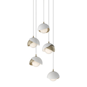 Brooklyn 5-Light Double Shade Pendant (65|131125-SKT-LONG-84-02-GG0711)