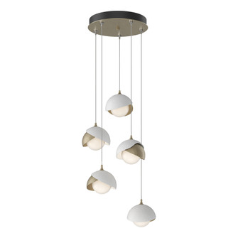 Brooklyn 5-Light Double Shade Pendant (65|131125-SKT-STND-84-02-GG0711)