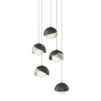 Brooklyn 5-Light Double Shade Pendant (65|131125-SKT-LONG-82-14-GG0711)