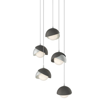 Brooklyn 5-Light Double Shade Pendant (65|131125-SKT-LONG-82-20-GG0711)