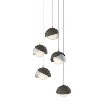 Brooklyn 5-Light Double Shade Pendant (65|131125-SKT-LONG-82-07-GG0711)