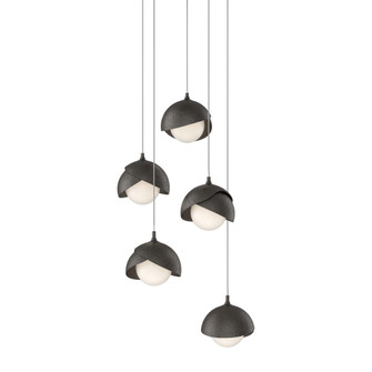 Brooklyn 5-Light Double Shade Pendant (65|131125-SKT-LONG-14-14-GG0711)