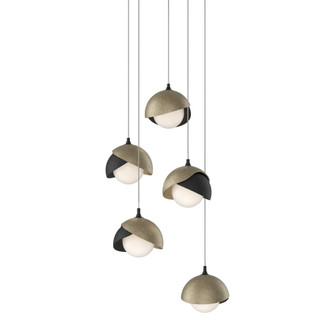 Brooklyn 5-Light Double Shade Pendant (65|131125-SKT-LONG-10-84-GG0711)