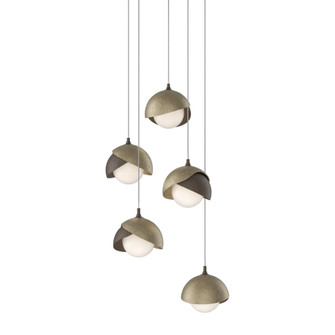 Brooklyn 5-Light Double Shade Pendant (65|131125-SKT-LONG-05-84-GG0711)