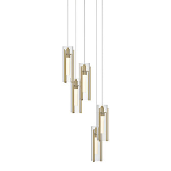 Exos Glass 5-Light Pendant (65|131124-SKT-LONG-86-ZM0065)