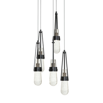 Link 5-Light Blown Glass Pendant (65|131120-SKT-LONG-89-YG0434)