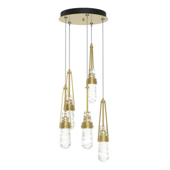 Link 5-Light Blown Glass Pendant (65|131120-SKT-STND-86-YJ0434)