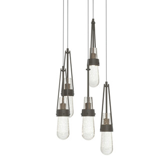 Link 5-Light Blown Glass Pendant (65|131120-SKT-LONG-07-YG0434)