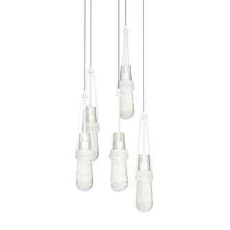 Link 5-Light Blown Glass Pendant (65|131120-SKT-LONG-02-YG0434)