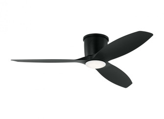 Titus 52 Inch Indoor/Outdoor Integrated LED Dimmable Hugger Ceiling Fan (38|3TTHR52MBKD)