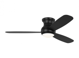Orbis 52 Inch Indoor/Outdoor Integrated LED Dimmable Hugger Ceiling Fan (38|3OBSHR52MBKD)