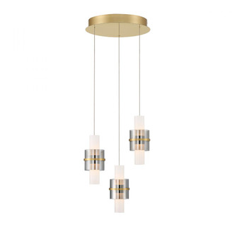 Rola 6 Light Pendant in Brushed Gold (4304|45593-017)