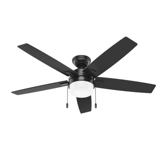 Hunter 52 inch Anisten Matte Black Ceiling Fan with LED Light Kit and Pull Chain (4797|52485)