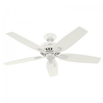 Hunter 52 inch Newsome Fresh White Ceiling Fan and Pull Chain (4797|53319)