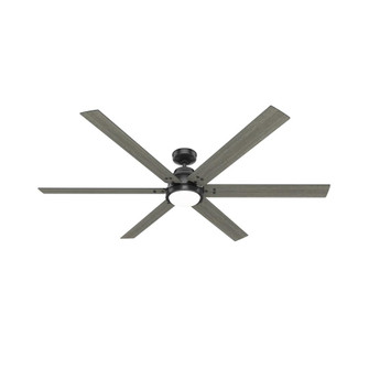 Hunter 72 inch Wi-Fi Gravity Matte Black Ceiling Fan with LED Light Kit and Handheld Remote (4797|51950)
