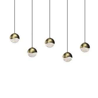 5-Light Rectangle Small LED Pendant (107|2921.14-SML)