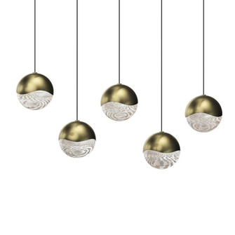 5-Light Rectangle Large LED Pendant (107|2921.14-LRG)