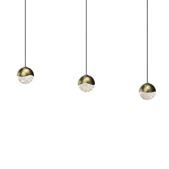 3-Light Rectangle Small LED Pendant (107|2920.14-SML)