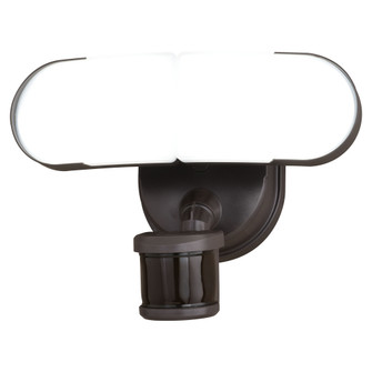 Lambda 2 Light LED Outdoor Motion Sensor Linkable Adjustable Security Flood Light Bronze (51|T0625)