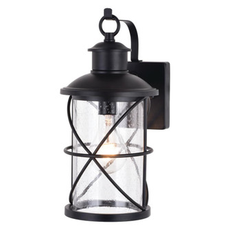 Adams 6.5-in. W Outdoor Wall Light Black (51|T0634)