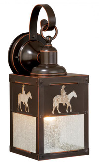 Trail 5-in Horse Outdoor Wall Light Burnished Bronze (51|T0110)