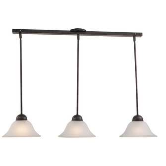 Da Vinci 3L Bronze Linear Chandelier Island Pendant Light Fixture (51|PD5027OBB)