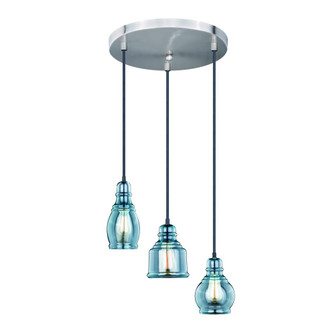 Millie 3L Assorted Mini Pendant Oil Rubbed Bronze and Satin Nickel (51|P0250)