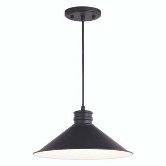 Akron 12-in. 1 Light Pendant Oil Rubbed Bronze and Matte White (51|P0362)