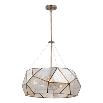 Euclid 24 in.W 5 Light Pendant Aged Brass (51|P0318)