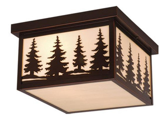 Yosemite 11.5-in Tree Outdoor Ceiling Light Burnished Bronze (51|OF33412BBZ)