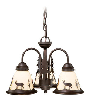 Bryce 3L LED Deer Fan Kit or Chandelier (Dual Mount) Burnished Bronze (51|LK55416BBZ-C)